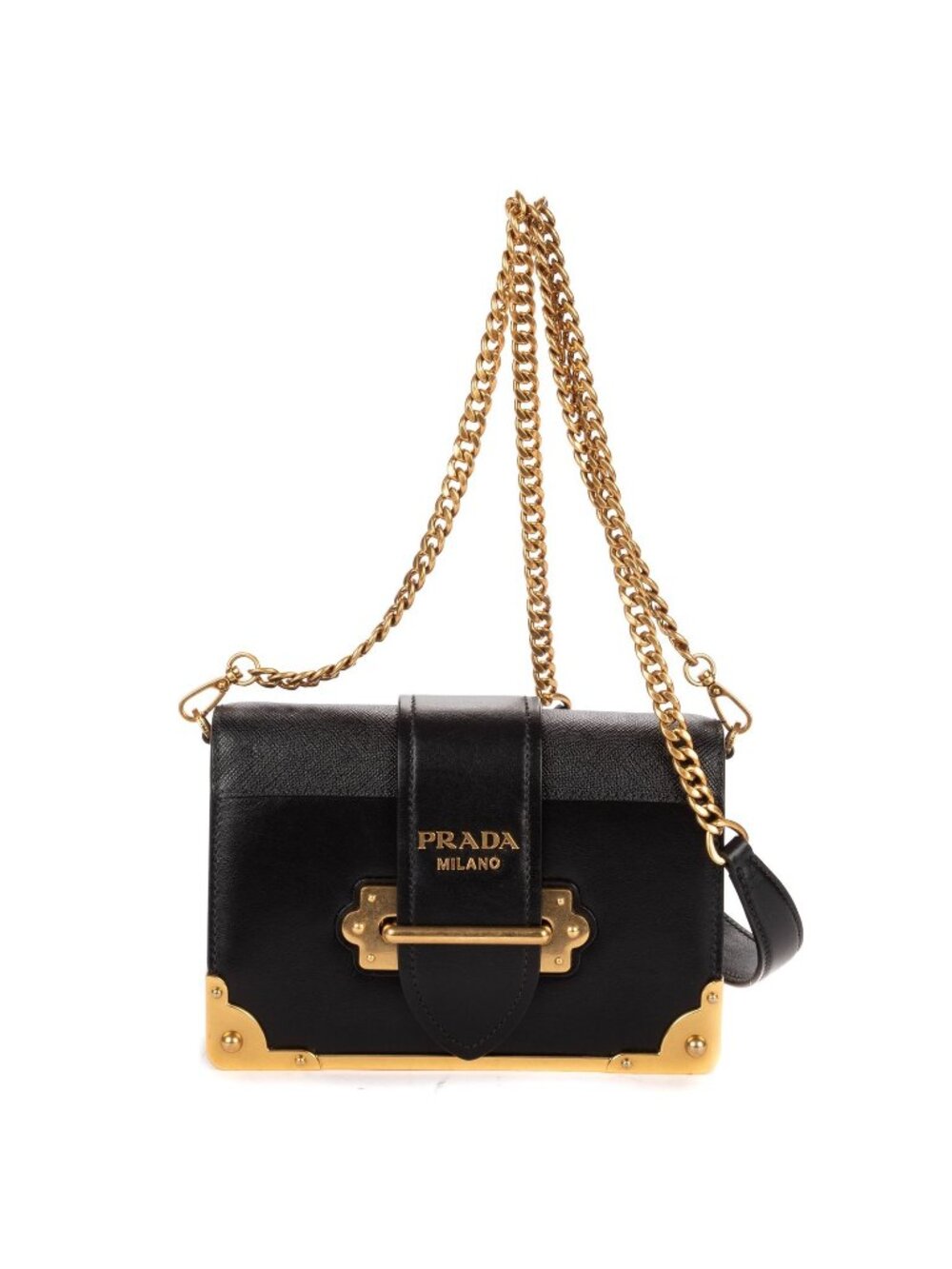 Prada Camera Bag Black Saffiano Leather